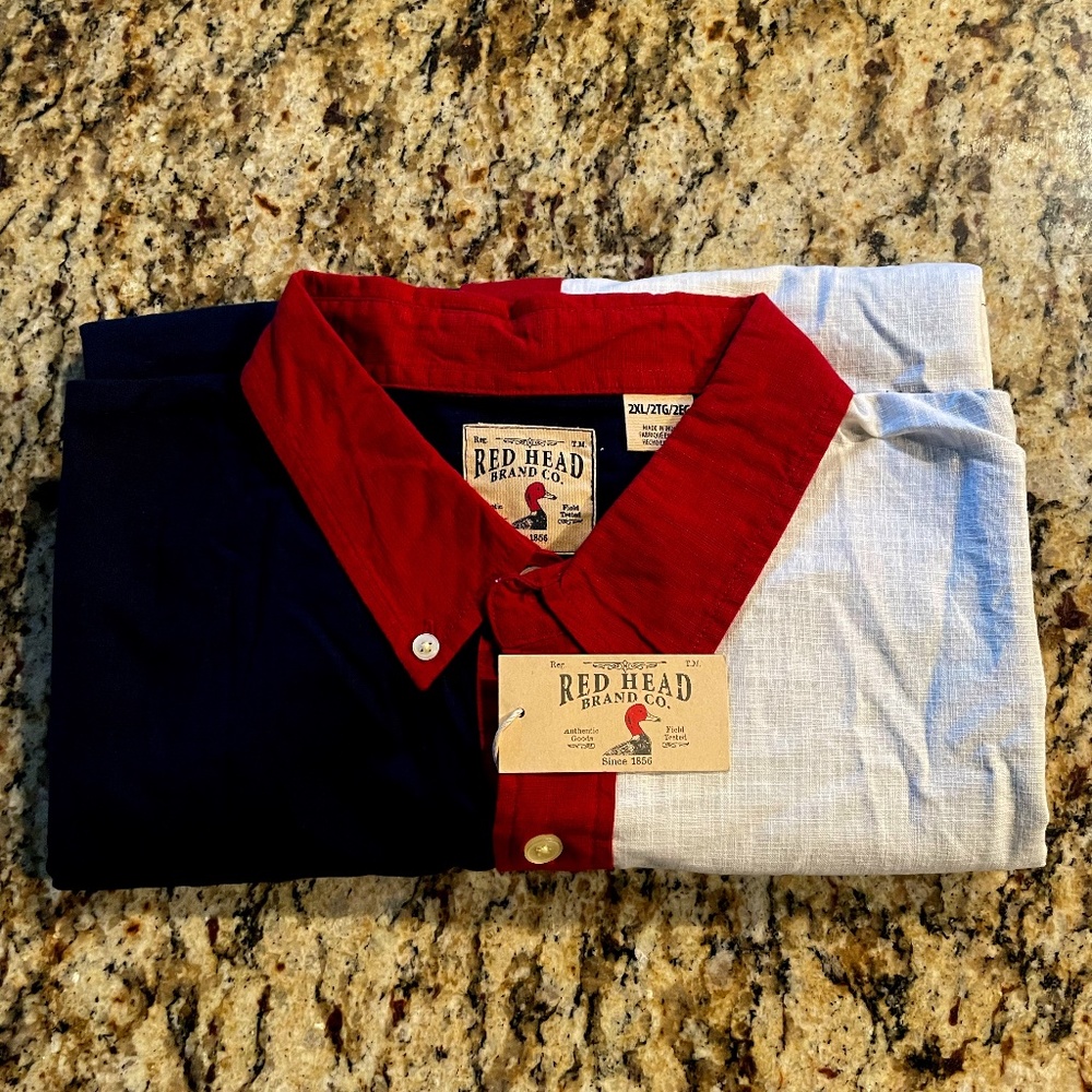 REDHEAD™ AMERICAN LEGACY COLOR BLOCK STRIPES SHIRT